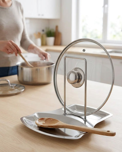 Stainless Steel Pot Lid Holder