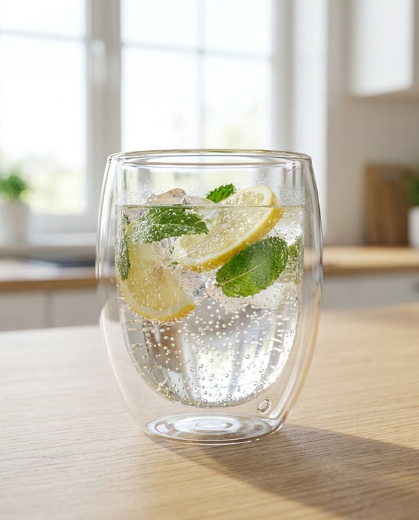 Calm Sip Double-Wall Glass Cup — Wudy Kitchen, image 4