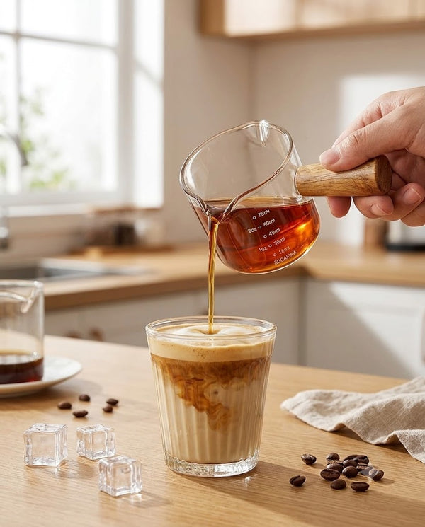 Calm Sip Glass Measuring Cup · 150 ml — Wudy Kitchen, image 6