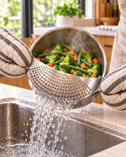 Stainless Steel Clip-On Pot Strainer