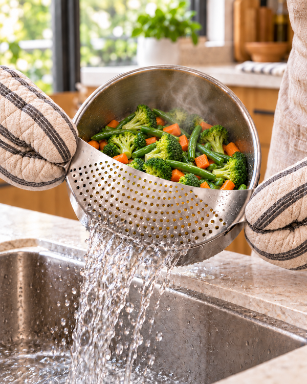Stainless Steel Clip-On Pot Strainer