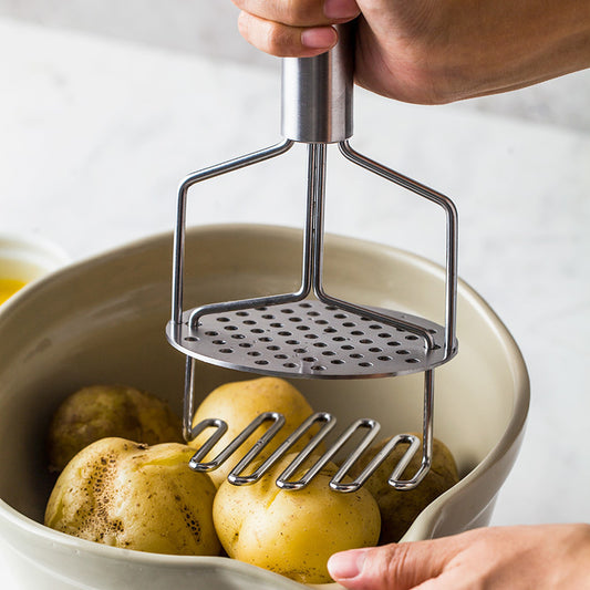 Stainless Steel Potato & Vegetable Masher | Ergonomic Design