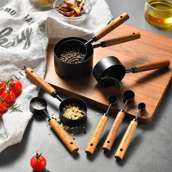 Wood Handle Measuring Set