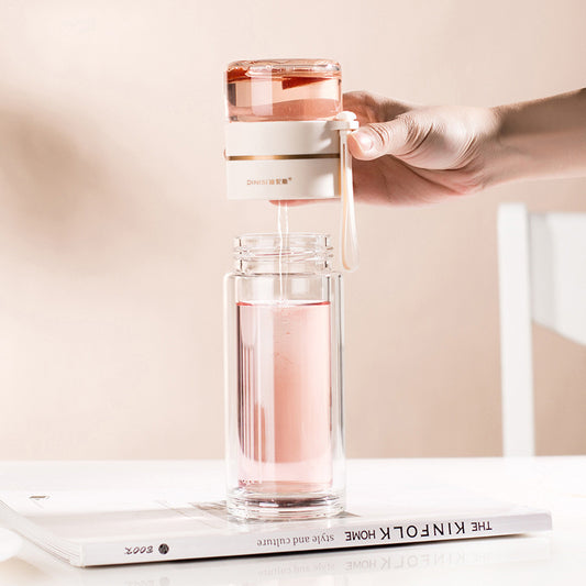 Wudy Glass Tea Infuser Bottle – Smart Brewing