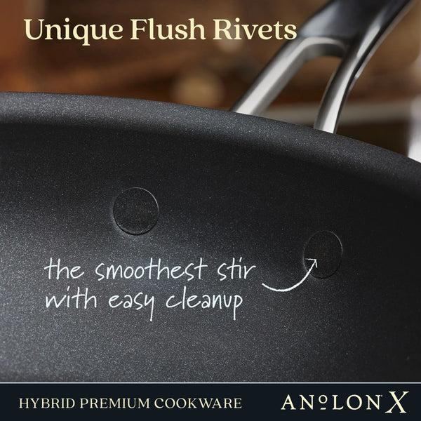 10-Inch and 12-Inch Hybrid Nonstick Frying Pan Set