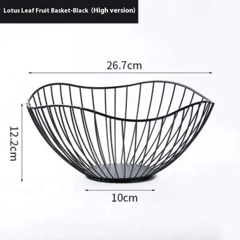 Wudy Lotus Leaf Basket | Sculptural Modern Centerpiece Bowl