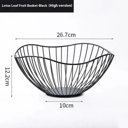Wudy Lotus Leaf Basket | Sculptural Modern Centerpiece Bowl
