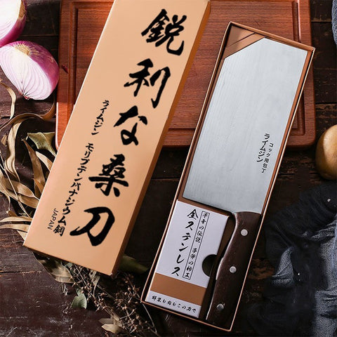 Damascus Steel Chinese Cleaver Knife with Premium Gift Box