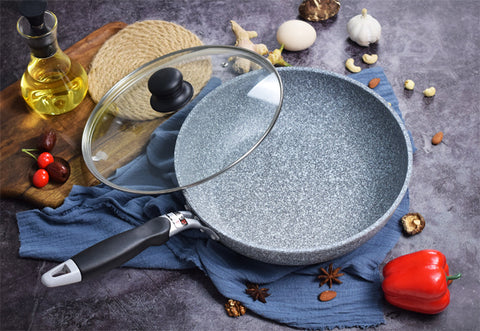 Japanese Maifan Stone Non-Stick Wok Pan – Designed for Balanced Cooking