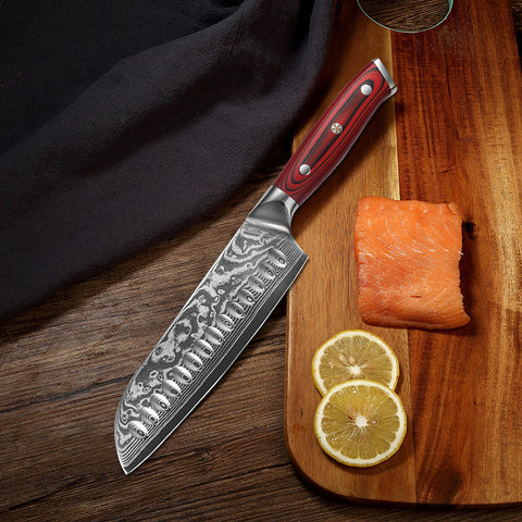 Damascus Steel Chef Knife - Wudy Kitchen