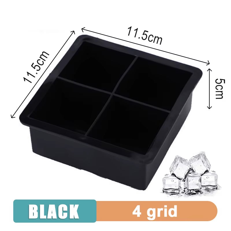 4/6/8/15 Grid Big Ice Tray Mold Giant Jumbo Large Food …