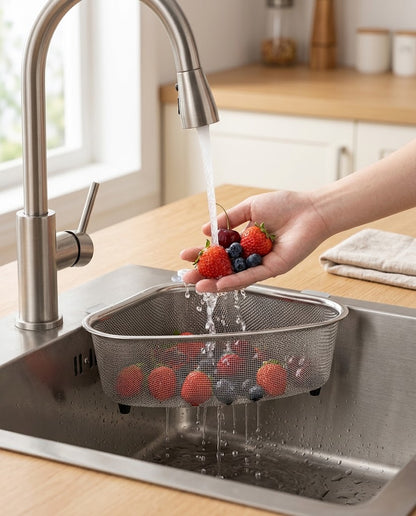 Stainless Steel Corner Sink Drain Basket