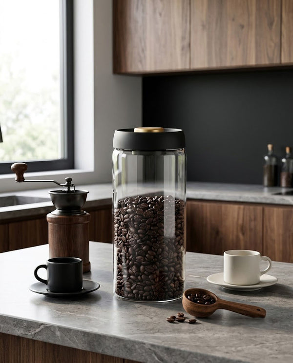 Manual Vacuum Coffee Jar — Wudy Kitchen, image 3