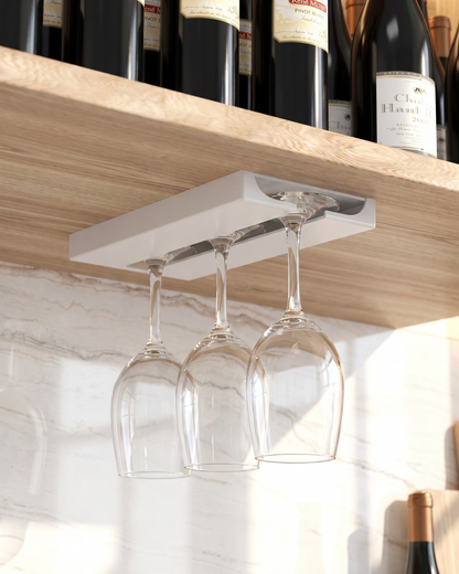 Under-Cabinet Wine Glass Rack — Wudy Kitchen, image 4