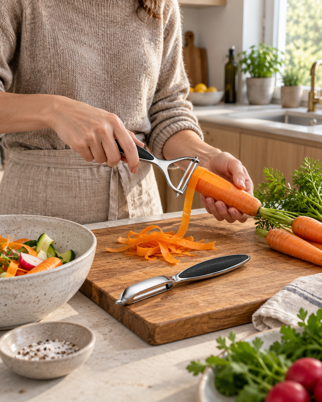 2-in-1 Peeler & Grater