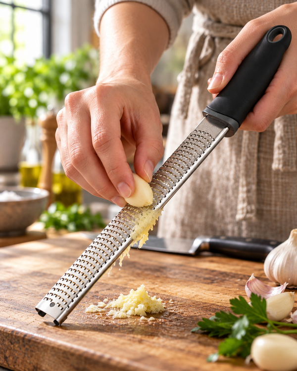 Stainless Steel Fine Cheese Grater · 12" (30 cm)