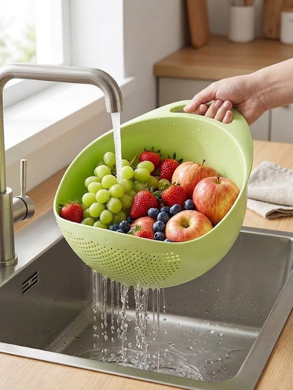 2-in-1 Wash Bowl & Strainer — Wudy Kitchen, image 6