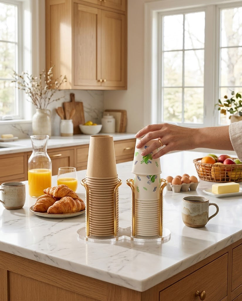 Disposable Cup Dispenser Stand