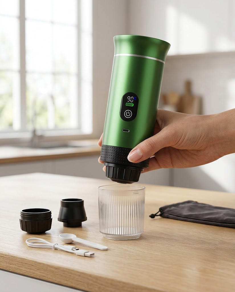 Bar-Ready Portable Espresso Machine · 80 ml