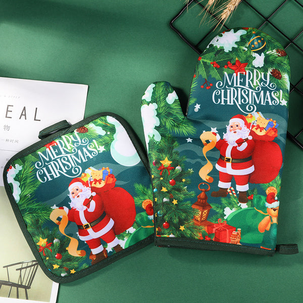Christmas Baking Mitt Set — Wudy Kitchen, image 4