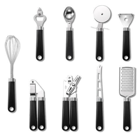 8-Piece Kitchen Utensil Set – Stainless Steel & Ergonomic Handles
