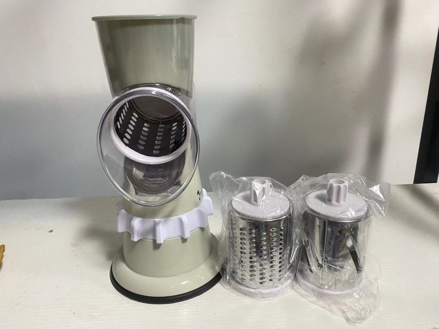Modern Multi-Functional Manual Chopper | 3-Blade Kitchen Slicer