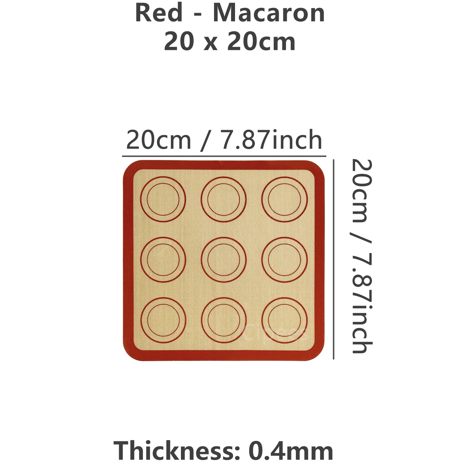1pc Silicone Baking Mat