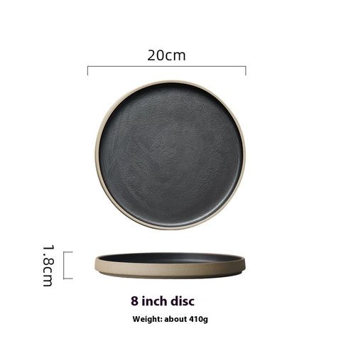 Wudy Handmade Pottery Clay Deep Plate