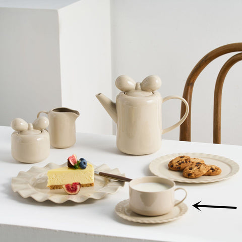Modern Nordic Porcelain Tea & Serveware Collection