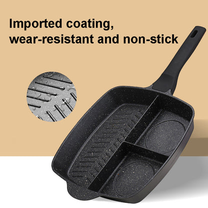 3-in-1 Non-stick Breakfast Frying Pan
