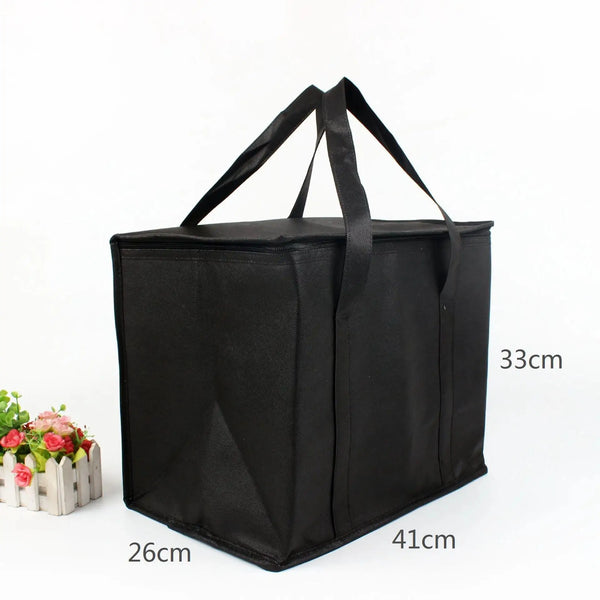 Xl/Large Insulated Bag: Keep Food Hot & Cold for Hours - Grocery Tote, Soft Cooler Bag, Pizza Warmer Lightweight & Sturdy Zipper