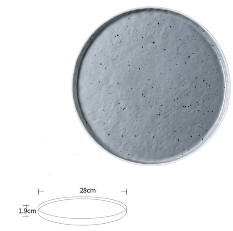 Nordic Porcelain Dinner Plate Collection