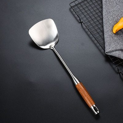 304 Stainless Wooden Spoon Set — Wudy Kitchen, image 6
