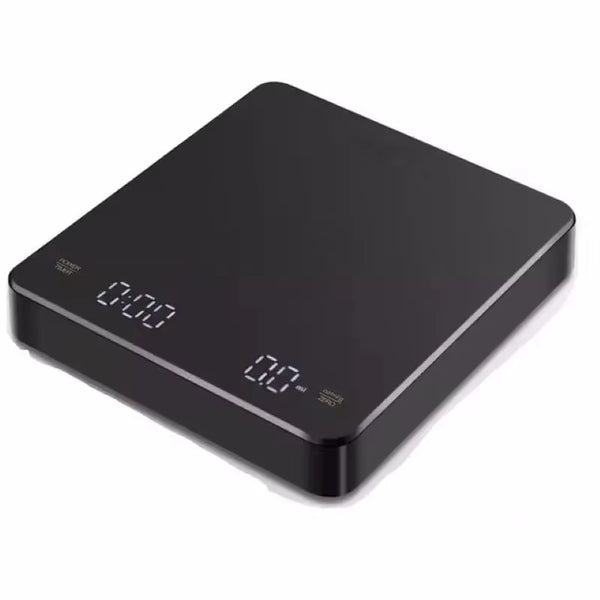 USB Digital Coffee Scale Rechargeable LED Screen 0.1G High Accuracy Kitchen Espresso Brewing Measuring Timer Scale