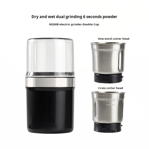 Household Electric Bean Grinder Coffee Bean Grinder Portable Kitchen Grinder Grinder