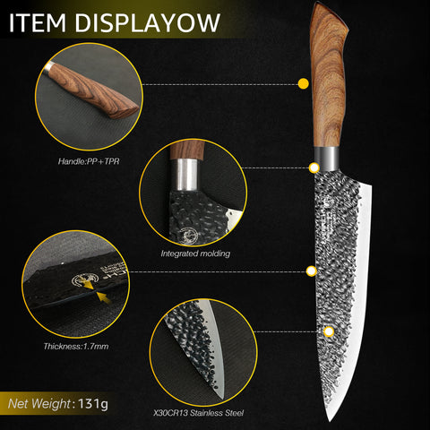 6-Piece Stainless Steel Kitchen Knife Set with Gift Box