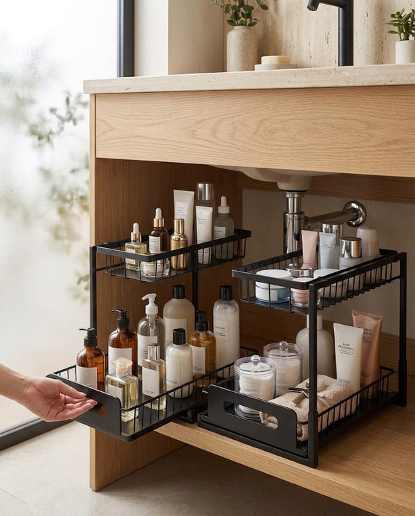 2-Tier Under-Sink Pull-Out Baskets