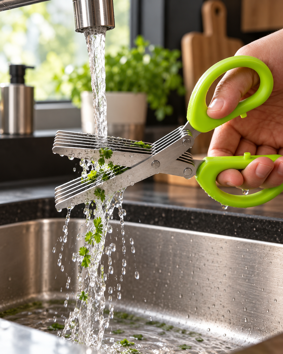 Multi-Blade Herb Scissors