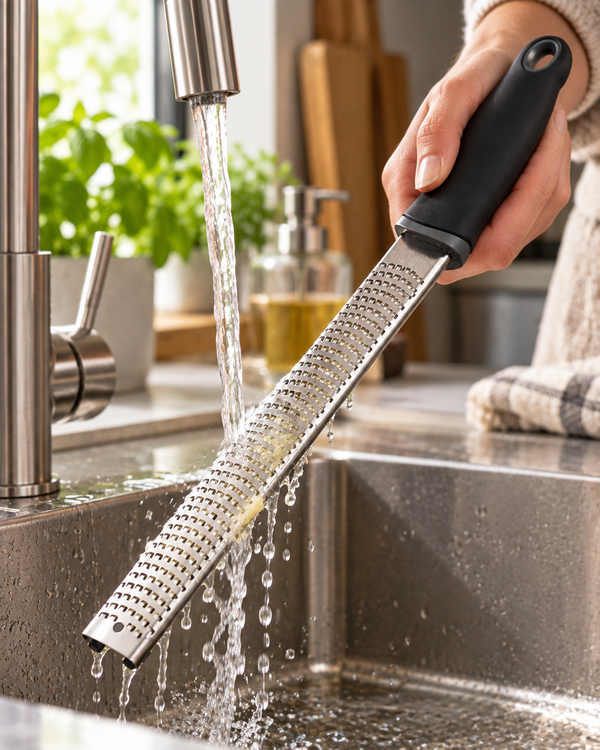 Stainless Steel Fine Cheese Grater · 12" (30 cm)