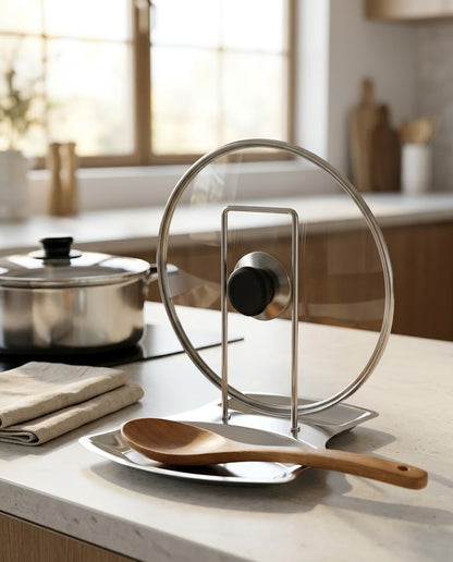 Stainless Steel Pot Lid Holder