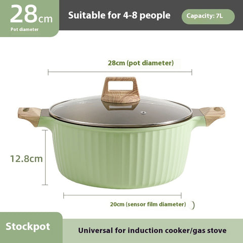 Wheat Stone Non-Stick Stockpot – Designed for Natural and Healthy Cooking