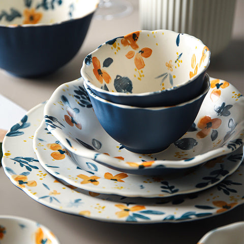 Japanese Ceramic Tableware Creative Bowl And Plate Combination Set
