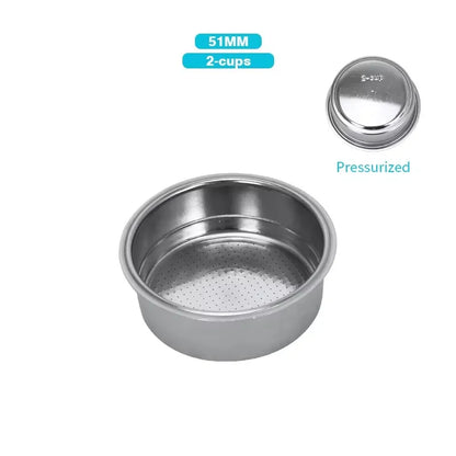 51Mm 54Mm 58MM Coffee Filter Basket Stainless Steel Replacement Basket for Portafilter Espresso Machine Barista Accessories