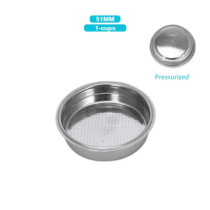 Stainless Steel Portafilter Basket — 51 / 54 / 58 mm — Wudy Kitchen, image 9