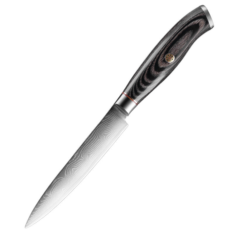 Damascus Utility Knife · 4.84" (12 cm)