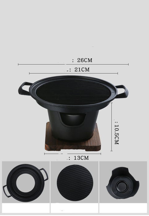 Wudy Household Indoor Barbecue Small Grill
