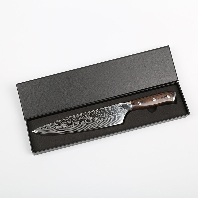 Damascus Pattern Chef Knife