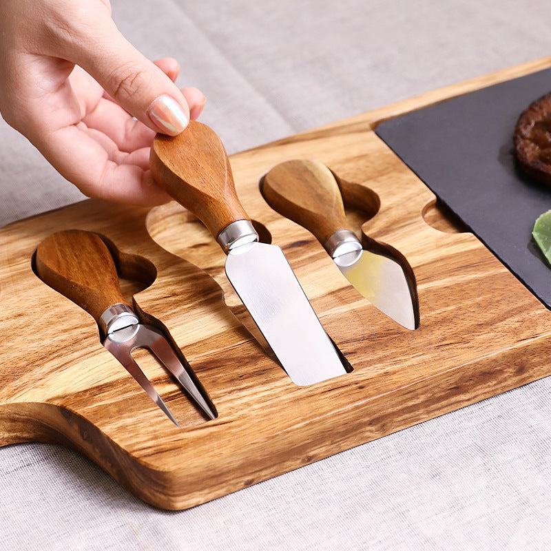 Wudy Charcuterie & Cheese Board Set