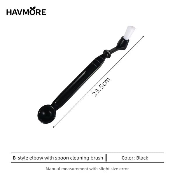 Detachable Brush Head High Quality Food Grade Plastics Coffee Cleaning Brush for Coffee Machine