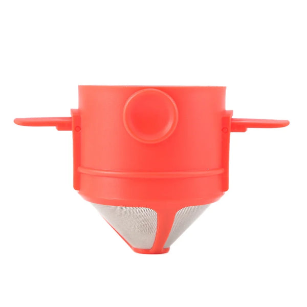 Foldable Portable Coffee Filter Coffee Maker Stainless Steel Drip Coffee Tea Holder Reusable Paperless Pour over Coffee Dripper